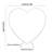 Carbon Steel Heart-Shaped Wedding Arch Backdrop Stand-97843665
