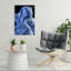 Majestic Blue Pelican Elegant Peaceful Serene Bird Pelican Nature Portrait Wall Art Print 1 Piece Wrapped Canvas Wall Art-558281702