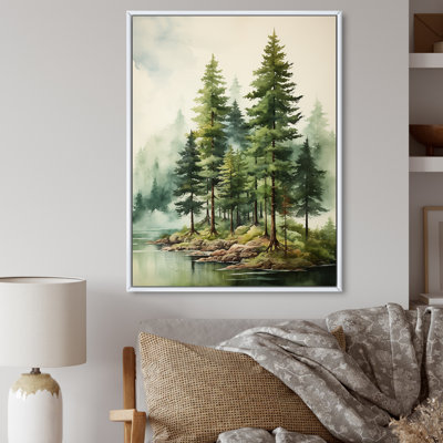 Green Pine Tree Eernal Guardians III - reproduction sur toile