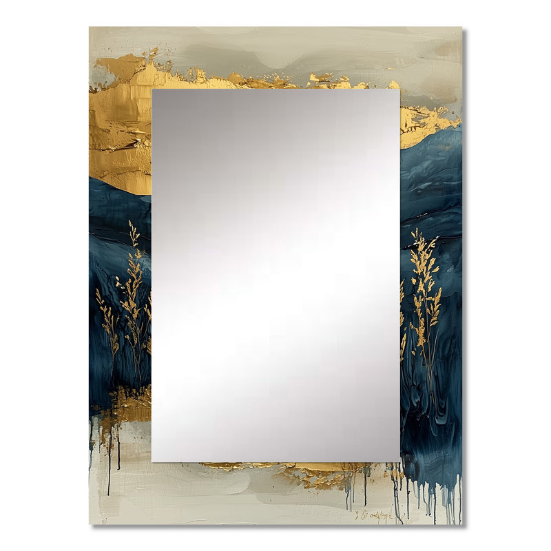 «Istanbul Gold Cappadocian Sunrise II», décor de miroir mural unique, grand miroir industriel, art imprimé en métal