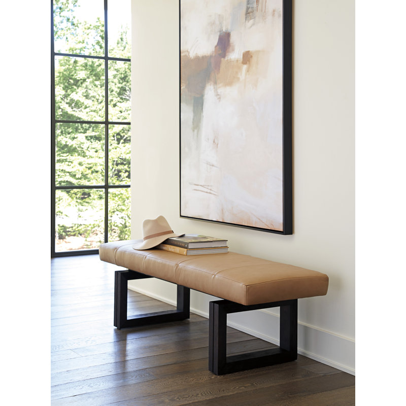 Zanzibar Luxor Leather Bench