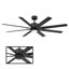Renegade 8 - Blade Outdoor Integrated LED Smart Standard Ceiling Fan with Remote Control and Light Kit Included-48482680-48482674-48482672