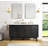 Adele 60" Free Standing Double Bathroom Vanity with Quartz Top-92320014-92320015