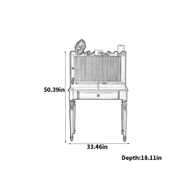 Commode de chambre principale en bois massif