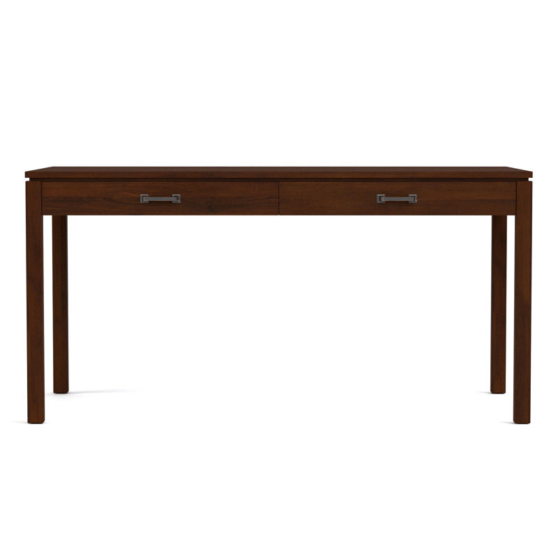 Origins Solid Wood Writing Desk, 30" H x 60" W x 30" D, Bronze
