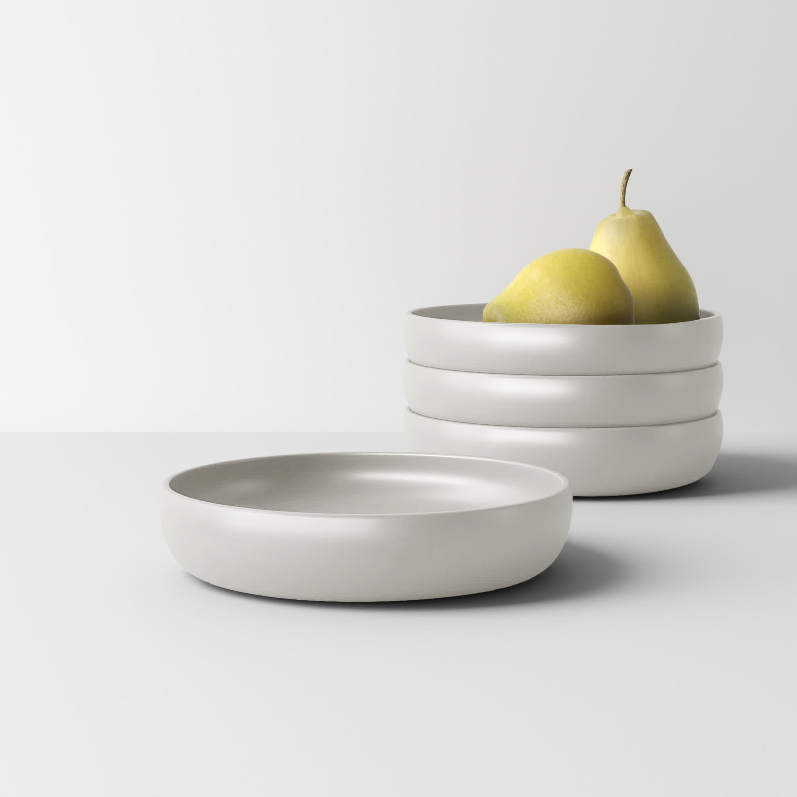 Borgen 33 oz. Salad Bowl, Chalk