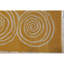 Tapis doré moderne en laine noué à la main Anureet-495123248