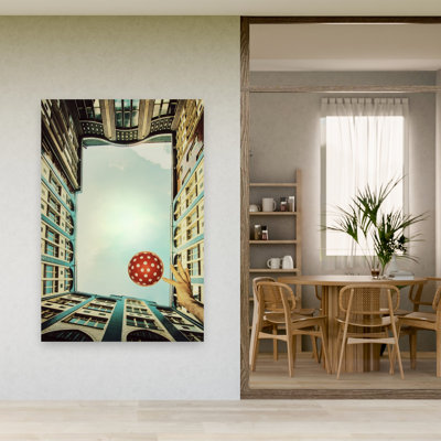 Reproduction d'art urbain ludique et coloré