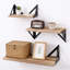 Raymon 3 Piece Metal Bracket Shelf