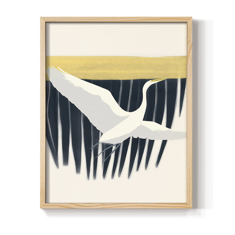 ANIMALS Series CECXCII, reproduction encadrée - bois massif, H 11 po x l 9 po