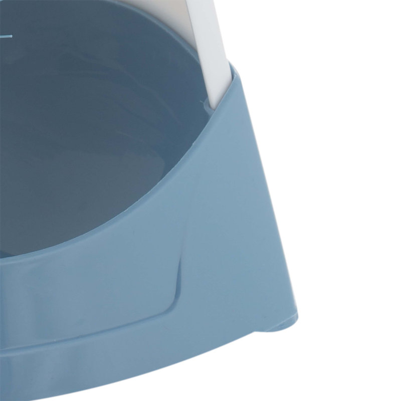 Bath Bliss Plastic Toilet Brush And Holder