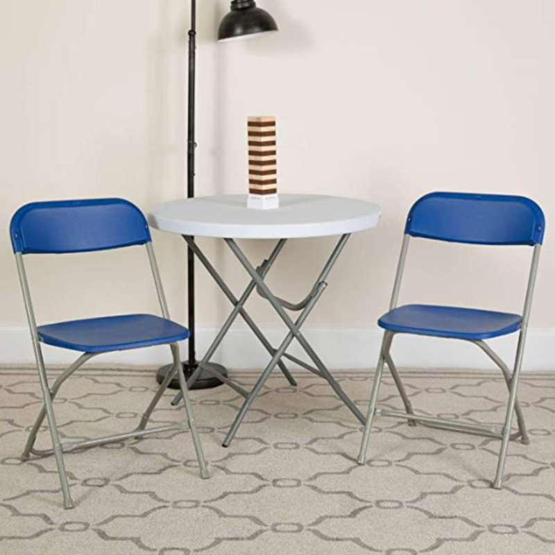 CHAISE PLIABLE BLEU CONFORTABLE