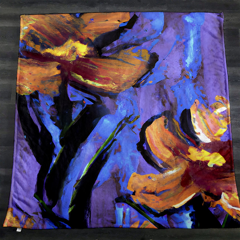 Throw Blanket, 51" W x 60" L
