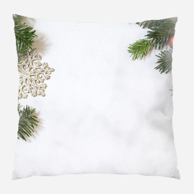 Canvas Outdoor Reversible Throw Pillow