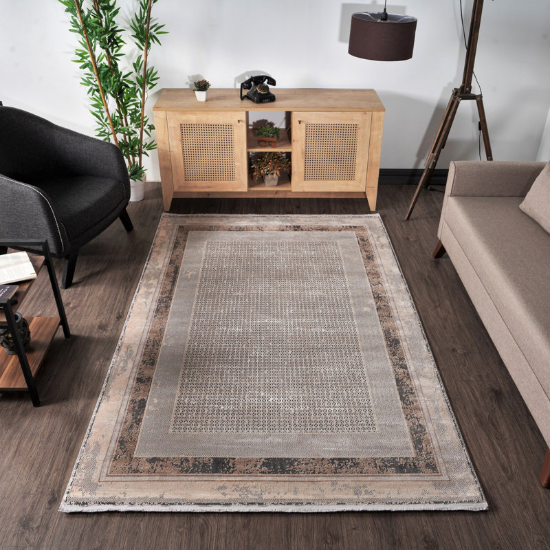 Naysa Solid Colour Area Rug, Rectangle 80 x 150cm