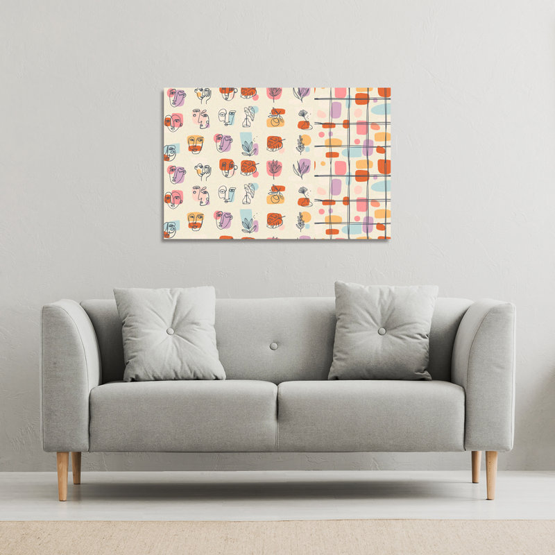 No Title by Andrew Lee - Wrapped Canvas Print
