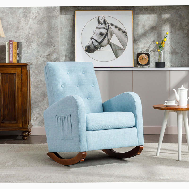 Chaise berçante Rayleigh, Bleu clair
