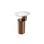 Tosca Marble Pedestal End Table