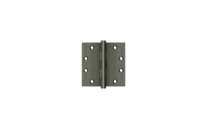 102'' x 102'' Butt Bearing Hinge, Antique Nickel