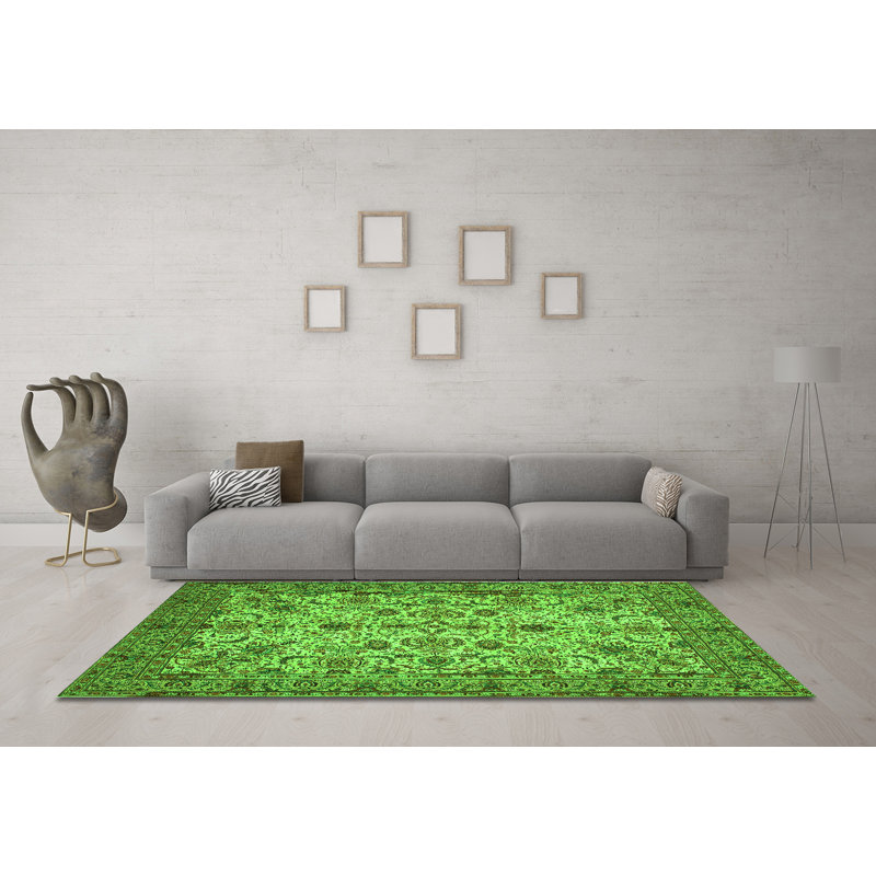 Tapis vert traditionnel Traditional 63, Carré 7 pi