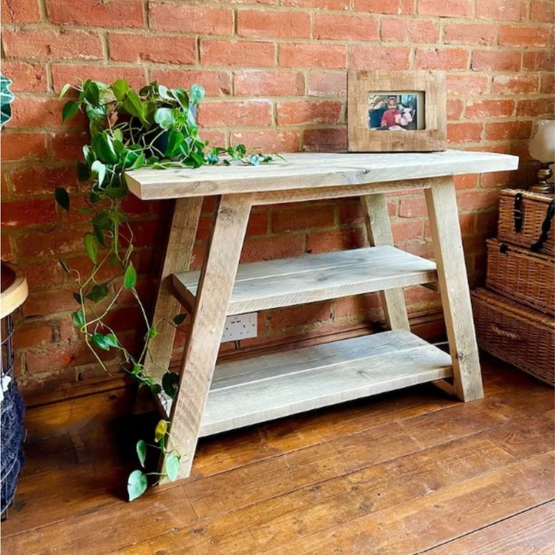 Andersonville Solid Wood Console Table, 63cm H x 80cm W x 44cm D 
