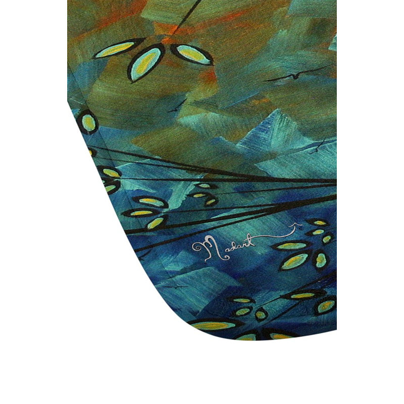 Tapis de salle de bain plumes