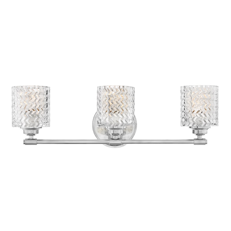 Adley 3-Light Vanity Light, Chrome chrome