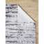 Tapis tissé argenté Manhattan-901372341
