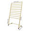 10-Tier Freestanding Metal Scarf Holder Display Rack Organizer
