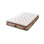 Matelas de luxe de style hôtel, 63,0 x 79,0 x 11,8 pouces, housse en tricot doux, rembourré d'un côté, blanc et brun | Un confort parfait pour un sommeil réparateur, une qualité supérieure pour la maison ou l'accueil
