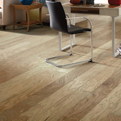 Plancher de bois franc d'ingénierie résistant à l'eau Amsterdam Hickory H 1/2 po x l 5 po x l