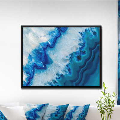 «Geode Slice Macro», art abstrait
