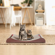 NFL New England Patriots Cat Scratcher Toy with Catnip Plush & Feather Cat  and Kitty Toy