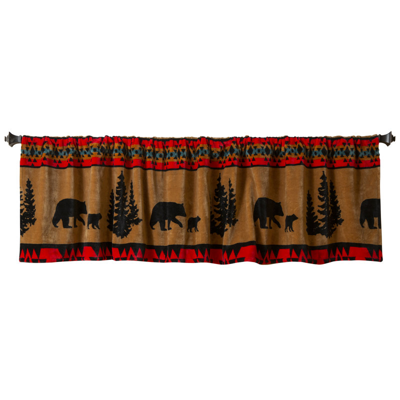 Bear Trail avec cantonnière en sherpa noir