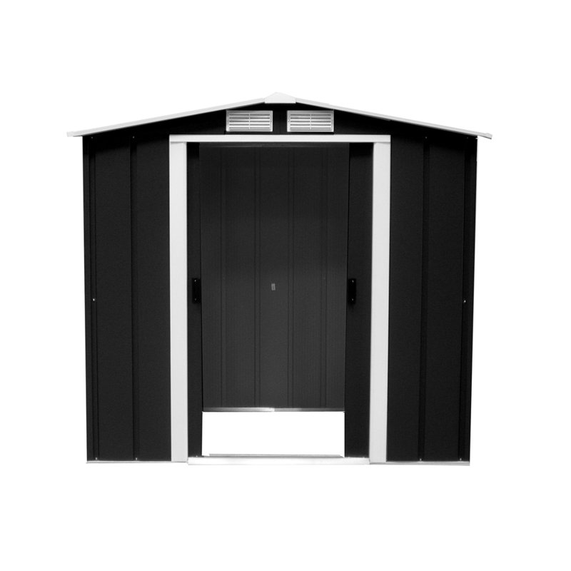 Salford Metal Garden Shed, Anthracite Grey