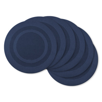 Freddie Polyester and Vinyl Round Placemat