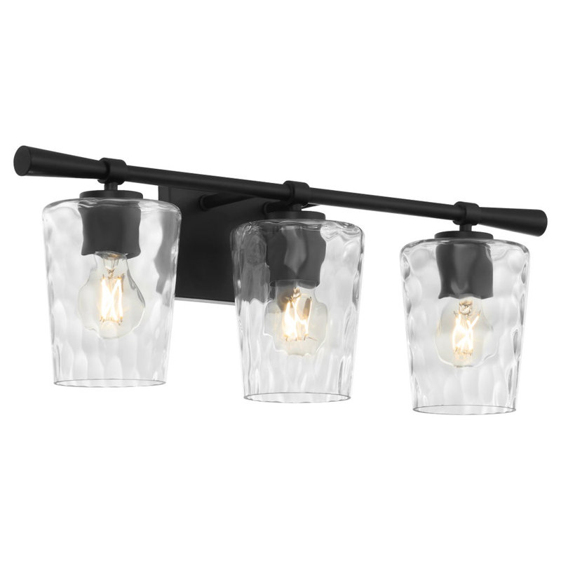 Bodan 3 - Light Vanity Light, Matte Black