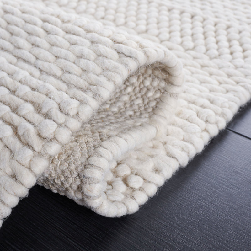 Tapis ivoire Daisy Natura, Rectangle 8 pi x 10 pi