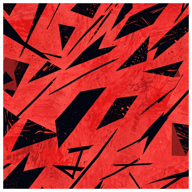 Toile tendue rouge à angles vifs dans de nombreuses tailles, 12 x 12 pouces