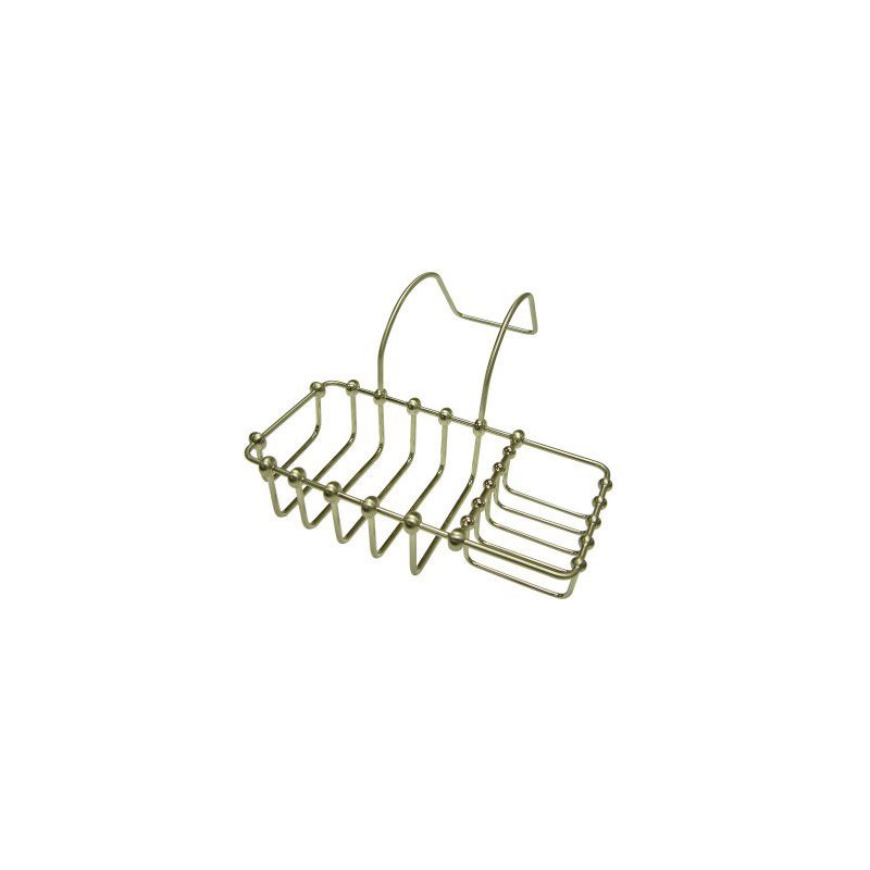 Vintage Bath Caddy, Polished Chrome