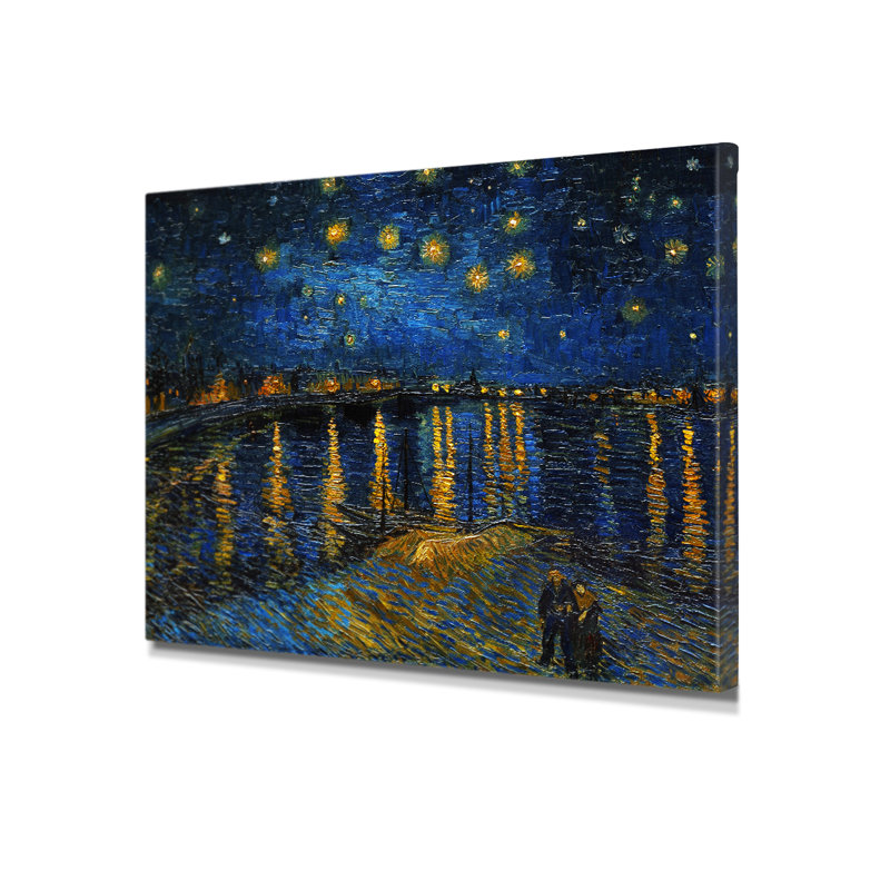 Décoration murale en toile pour salon, chambre à coucher Vincent Van Gogh, Toile tendue, H 24 po x l 30 po