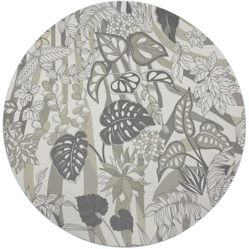 Sabi Jungle Pebble 16" Vinyl Placemat, Neutral