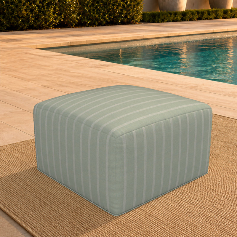 Repose-pieds Eliana Sunbrella, Sunbrella Unwind Rainwashed