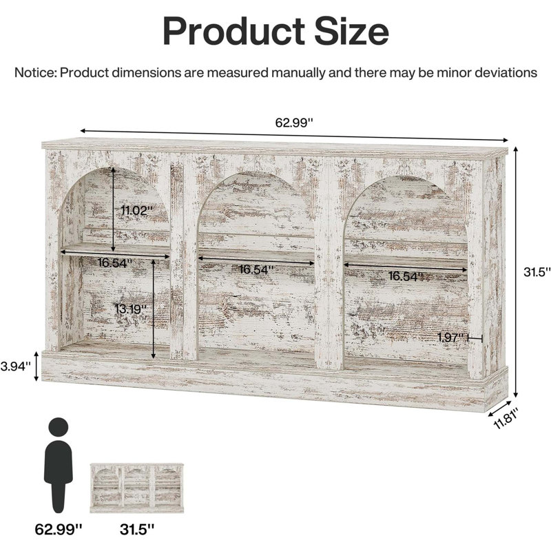 Modern Storage Console Table with Multi-Functional Design