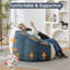 Fauteuil à billes moderne surdimensionné Curduroy de l 43 po-1544658730-1551246077