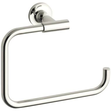 KOHLER 14444-2MB Purist Vertical Toilet Paper Holder Wall Mount, Metal  Toilet Paper Holder, Vibrant Brushed Moderne Brass