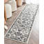 Tapis ivoire à bordure oriental botanique persan Espitia Palace-88337689