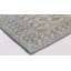 Tapis antique en coton fait à la main à motif oriental bleu oriental et oriental bleu antique 4 pi 5 po x 7 pi 3 po