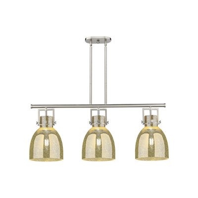 Gorlest - Luminaire suspendu pour îlot de cuisine 3 lumières