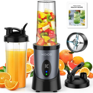 KOIOS 22 oz. Single Speed Personal Blender for Shakes and Smoothies
